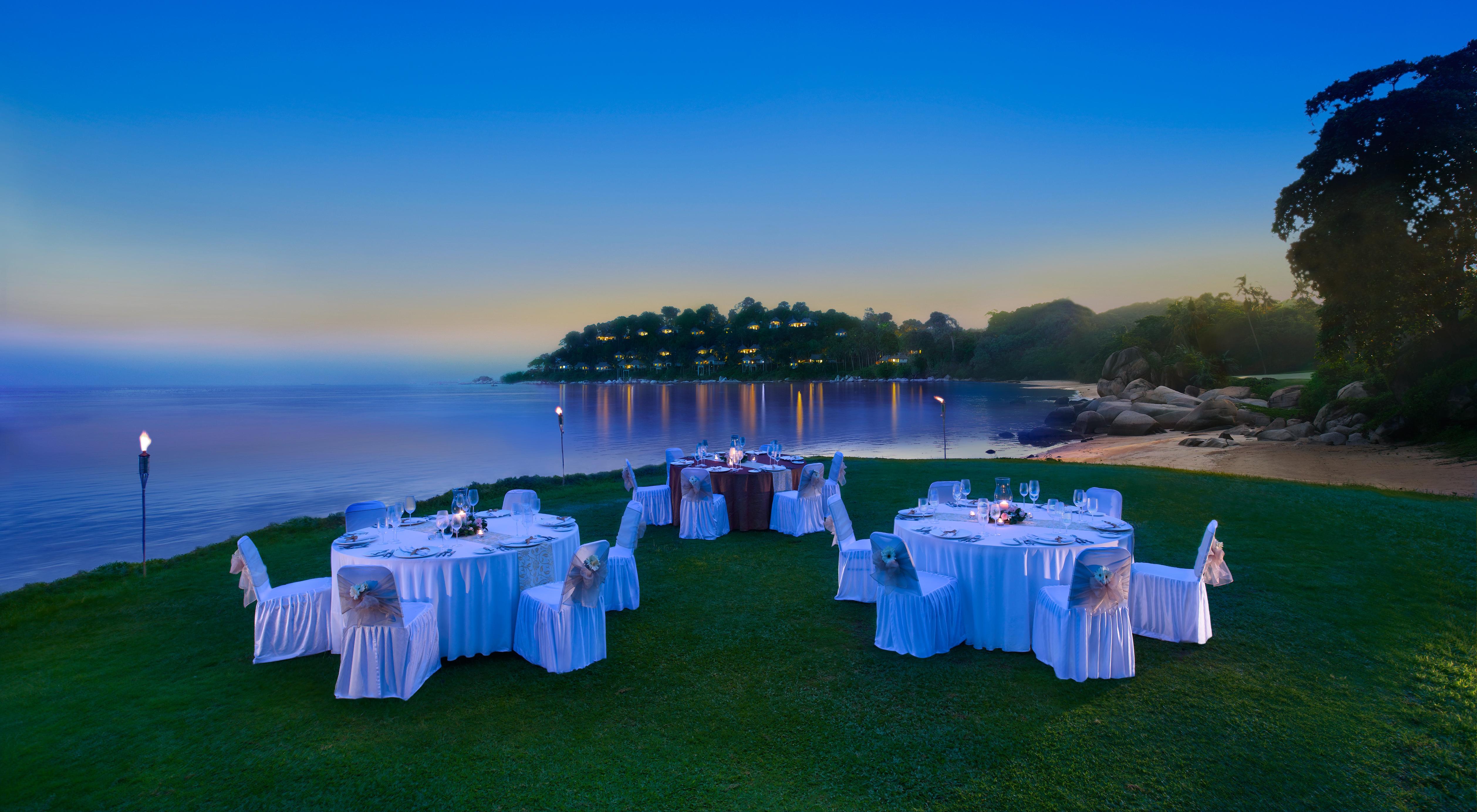 Готель Banyan Tree Bintan Лагой Ресторан фото